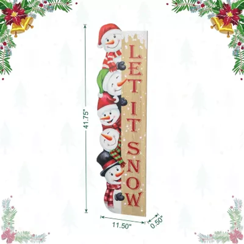 Glitzhome 8ft Inflatable Drc Christmas Porch Sign
