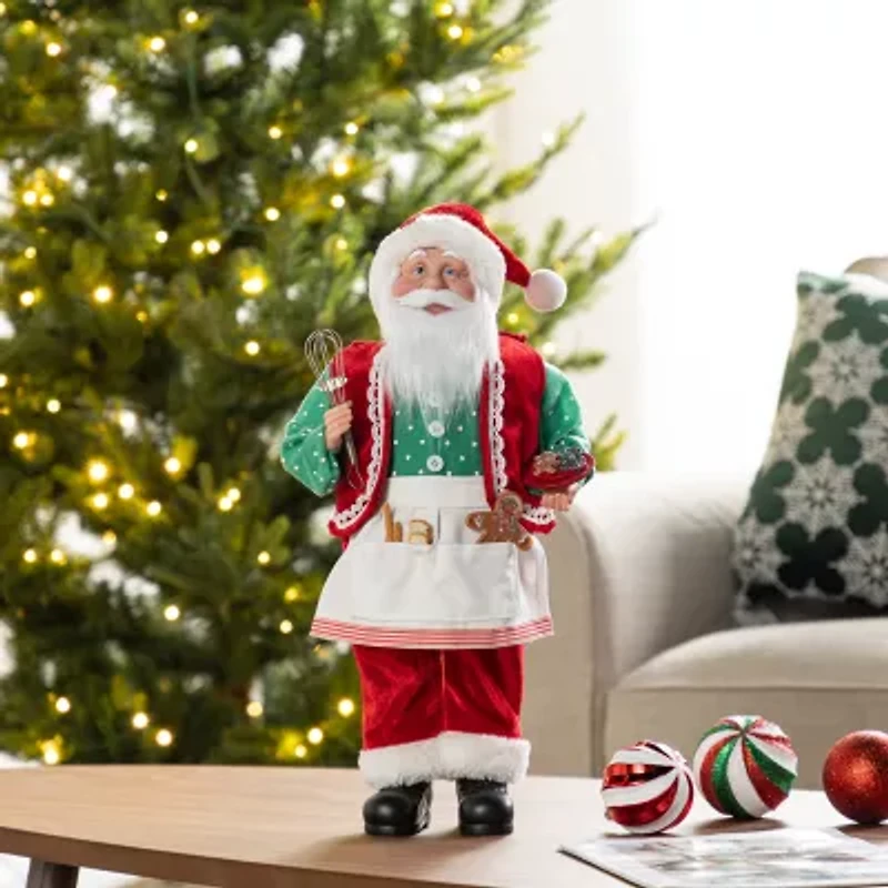 Glitzhome 18 Figurine Christmas Figurine