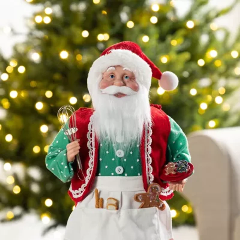 Glitzhome 18 Figurine Christmas Figurine