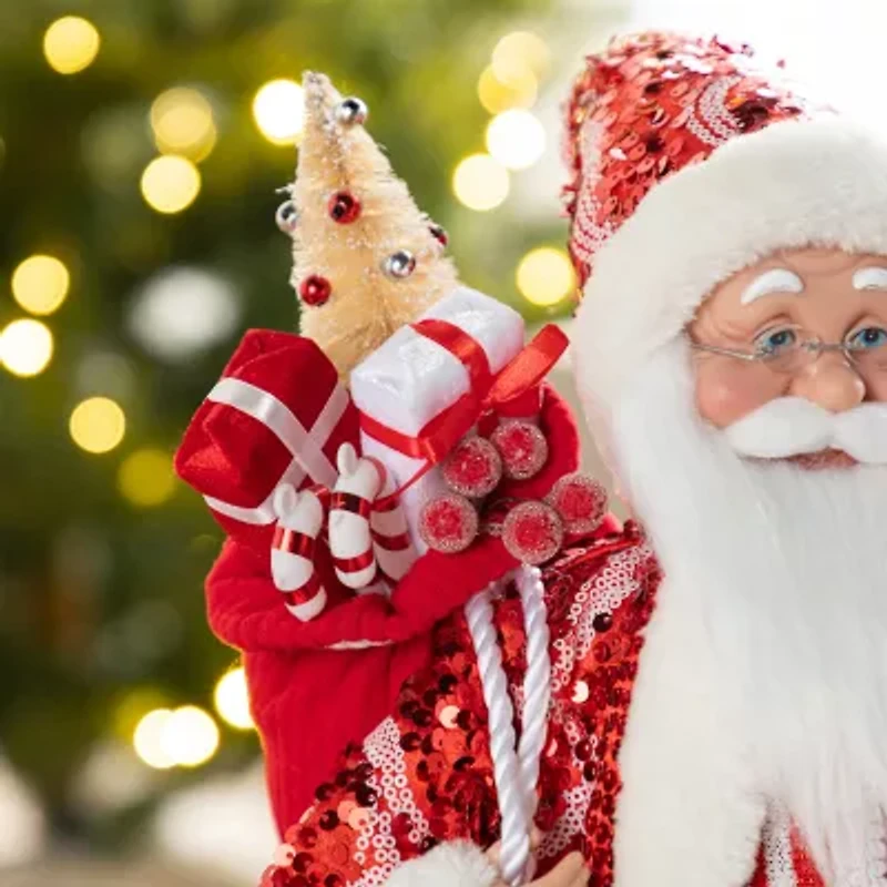 Glitzhome 18 Figurine Christmas Figurine