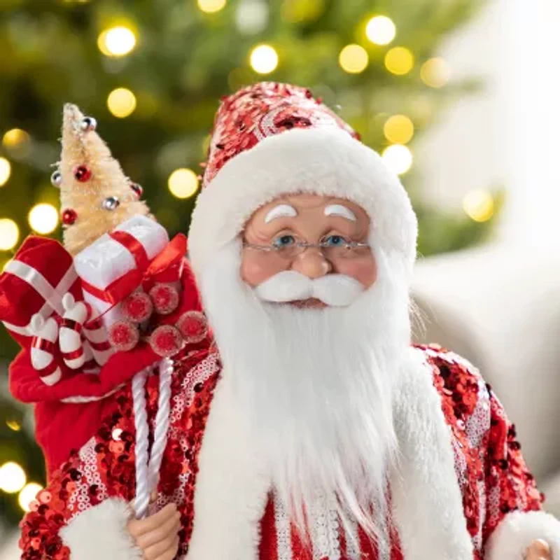 Glitzhome 18 Figurine Christmas Figurine