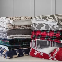North Pole Trading Co. Mink To Sherpa Reversible Throw