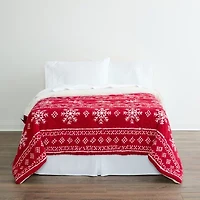 North Pole Trading Co. Sherpa Reversible Comforter