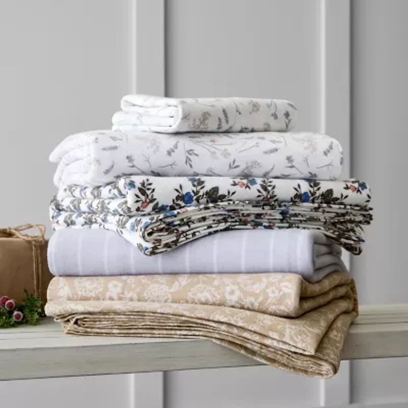 Linden Street Cotton Flannel Sheet Set