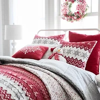 North Pole Trading Co. Snowman Figural Throw Pillow