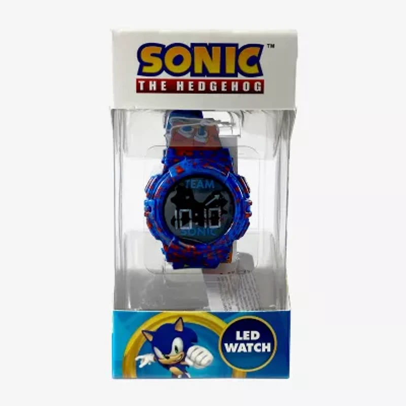 Sonic the Hedgehog Boys Blue Strap Watch Snc4373mjc
