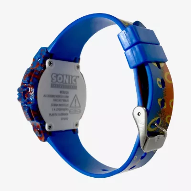 Sonic the Hedgehog Boys Blue Strap Watch Snc4373mjc