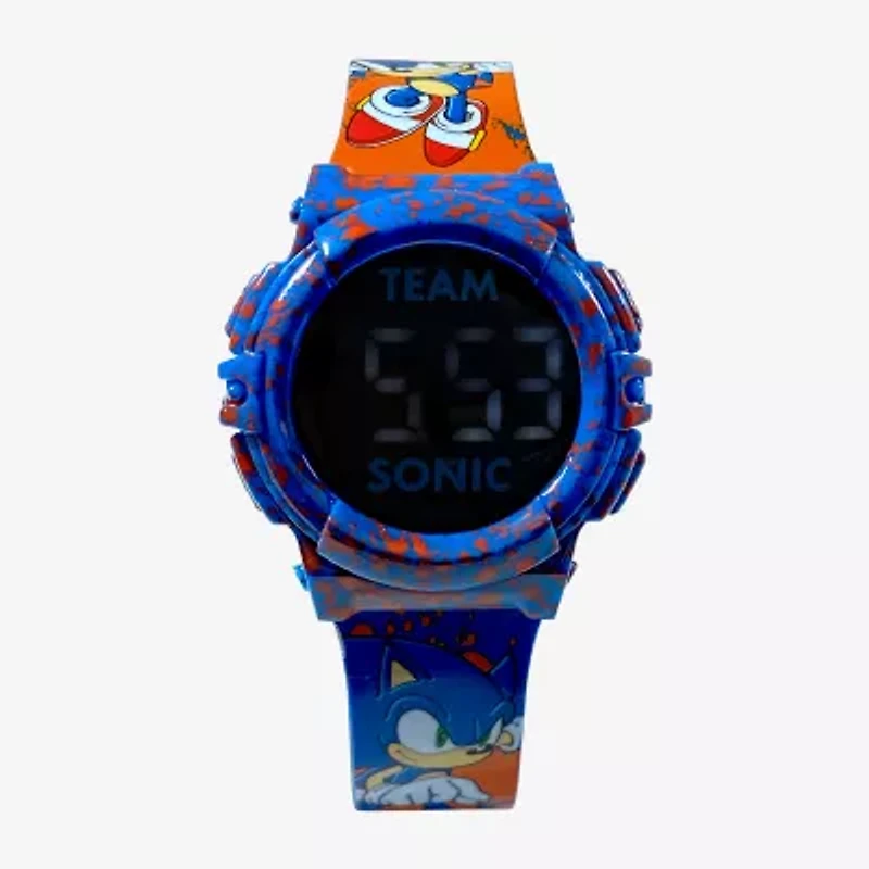 Sonic the Hedgehog Boys Blue Strap Watch Snc4373mjc