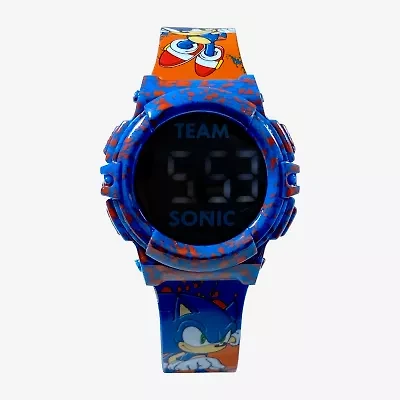 Sonic the Hedgehog Boys Blue Strap Watch Snc4373mjc