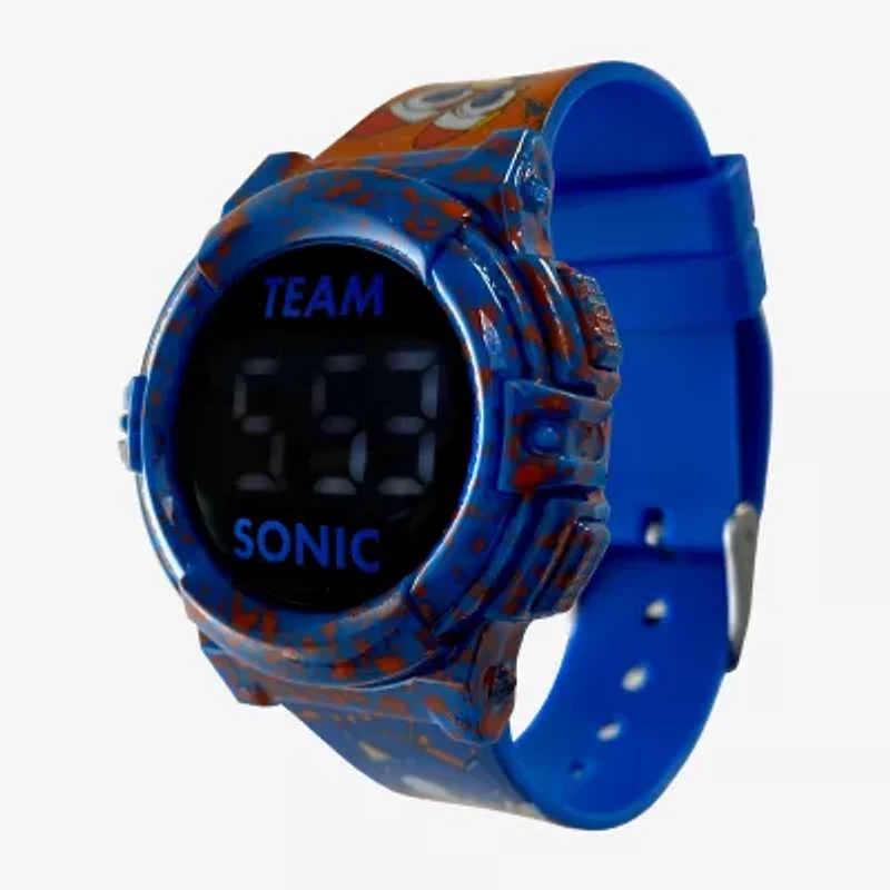 Sonic the Hedgehog Boys Blue Strap Watch Snc4373mjc