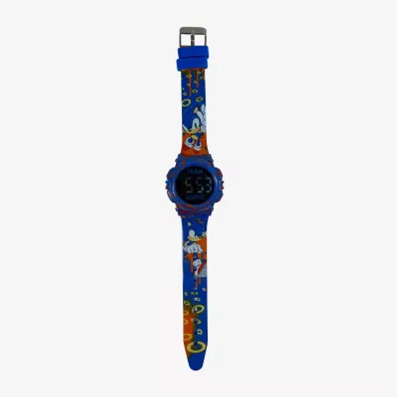 Sonic the Hedgehog Boys Blue Strap Watch Snc4373mjc