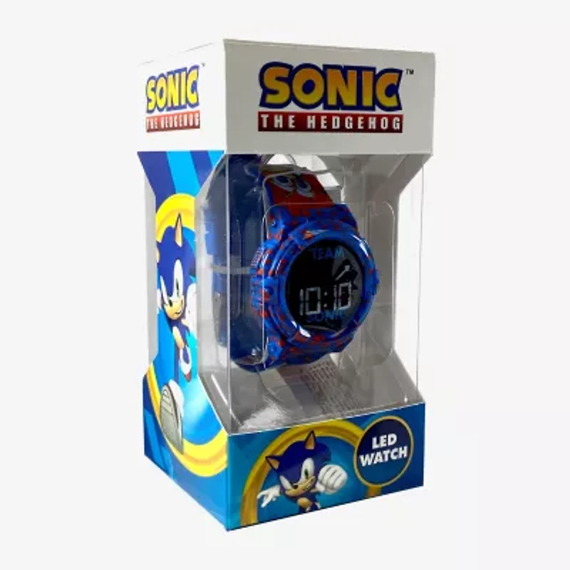 Sonic the Hedgehog Boys Blue Strap Watch Snc4373mjc