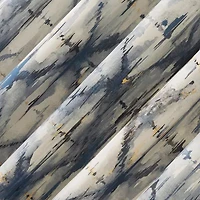 No 918 Keaton Geometric Watercolor Rod Pocket Valance