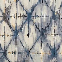 No 918 Keaton Geometric Watercolor Rod Pocket Valance