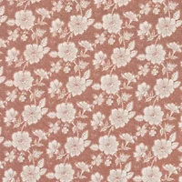 No 918 Talia Tonal Floral Grommet Top Semi-Sheer Single Curtain Panel