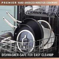 Calphalon Premier Hard Anodized 13" Flat Wok