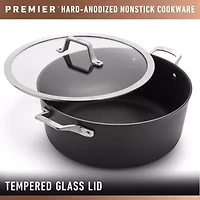 Calphalon Premier Hard Anodized 13" Flat Wok