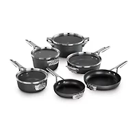 Calphalon Premier Space-Saving Hard Anodized 10-pc. Cookware Set