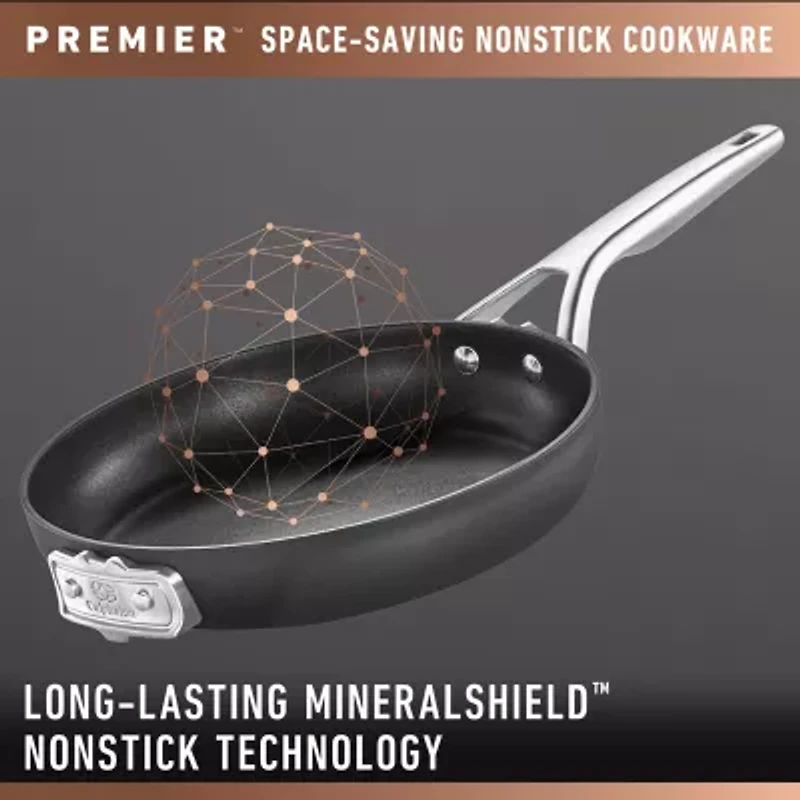Calphalon Premier Space-Saving Hard Anodized 10-pc. Cookware Set
