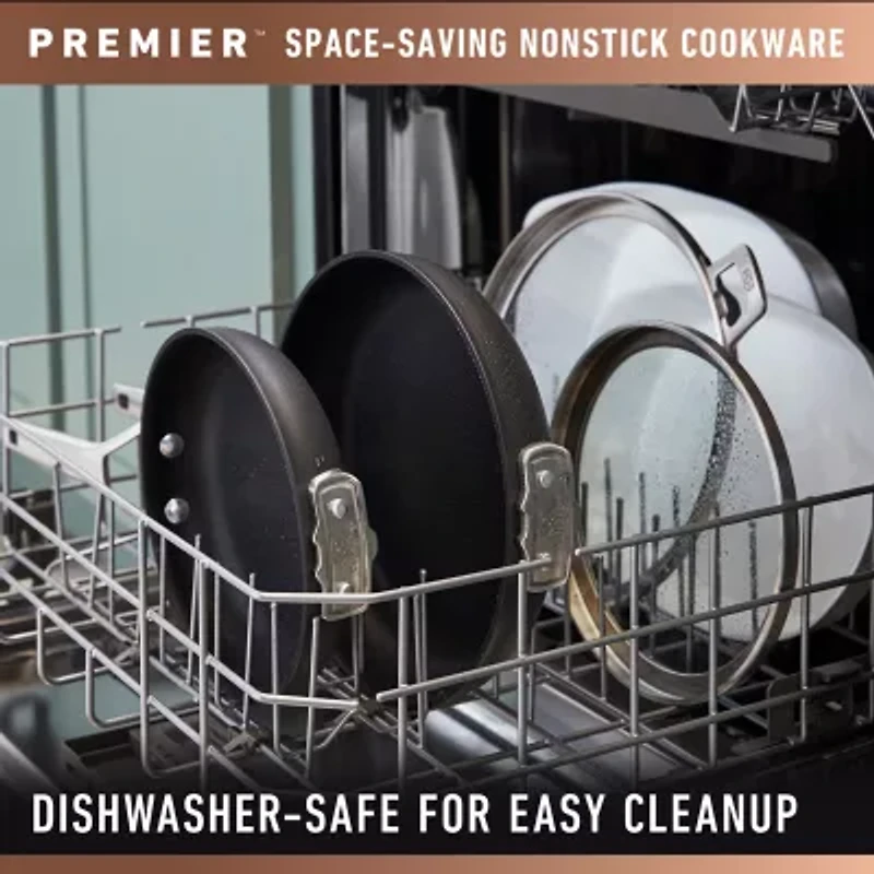 Calphalon Premier Space-Saving Hard Anodized 10-pc. Cookware Set
