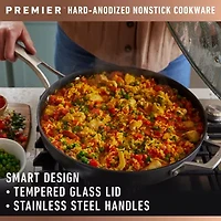 Calphalon Premier Hard Anodized 8-pc. Cookware Set