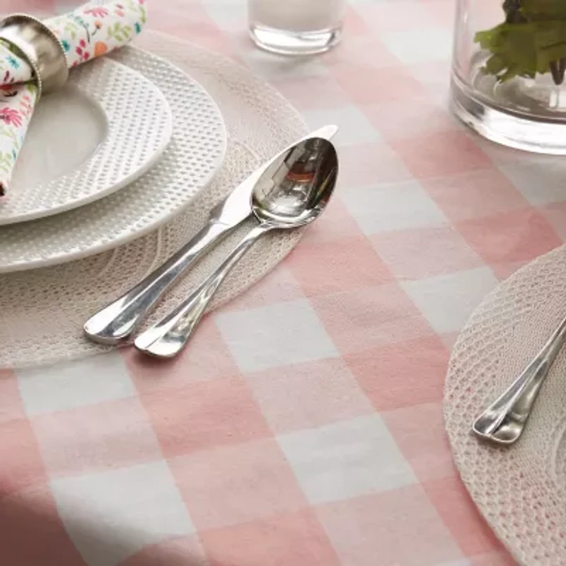 Design Imports Buffalo Check Tablecloth