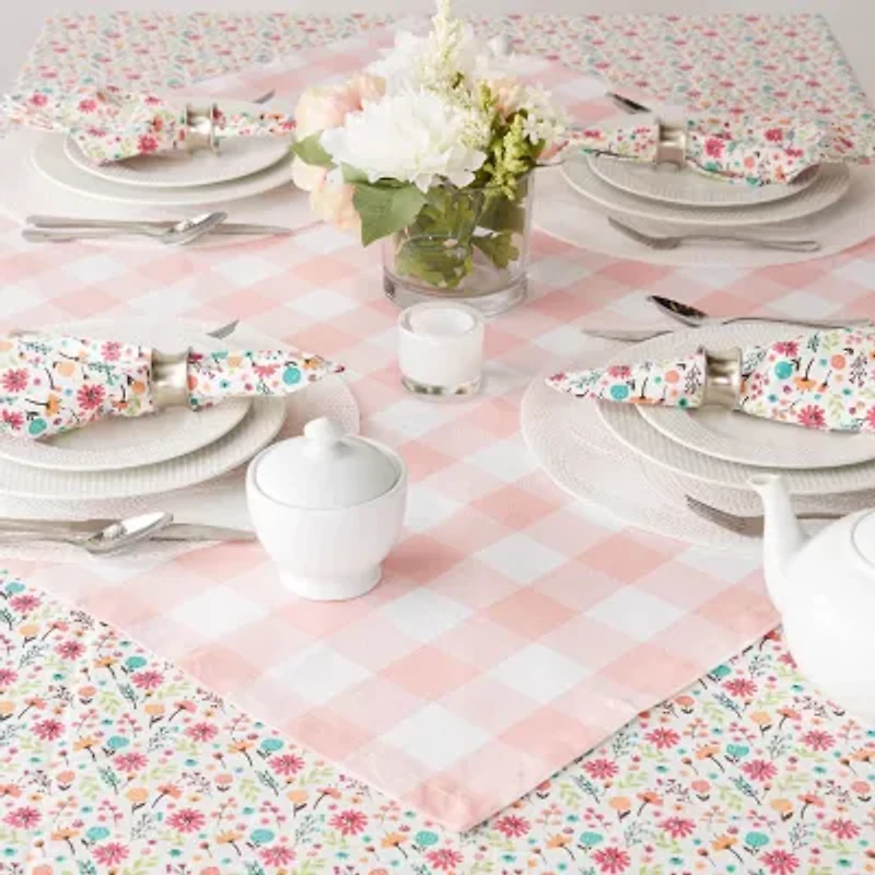 Design Imports Buffalo Check Tablecloth