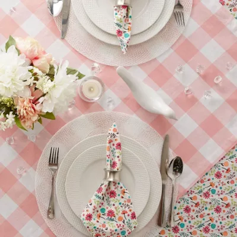 Design Imports Buffalo Check Tablecloth