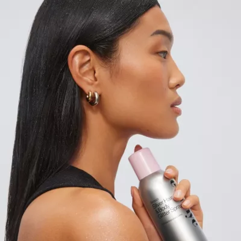 Eva Nyc Kweeen Silver Hair & Body Glitter Spray