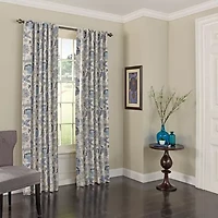 Eclipse Nina Rod Pocket Back Tab Blackout Single Curtain Panel