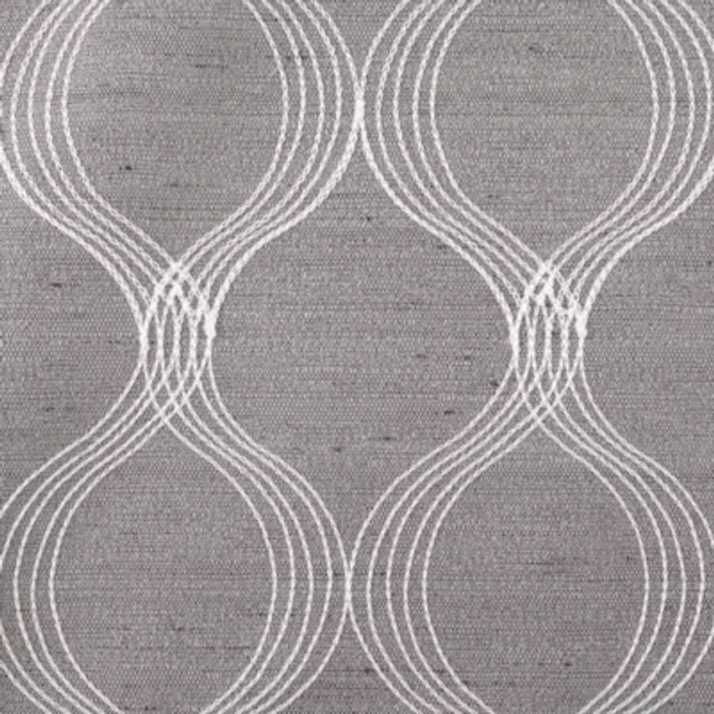 Max Blackout Prescott Grommet Top Embroidered 100% Single Curtain Panel