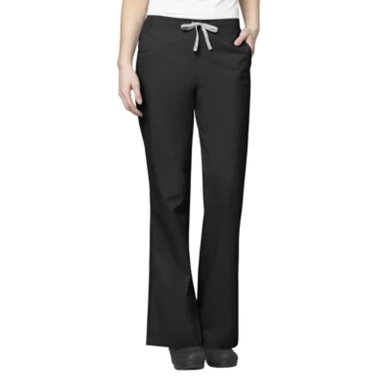 Wink® Wonderwork 502 Flare Womens Petite Tag Free Scrub Pant
