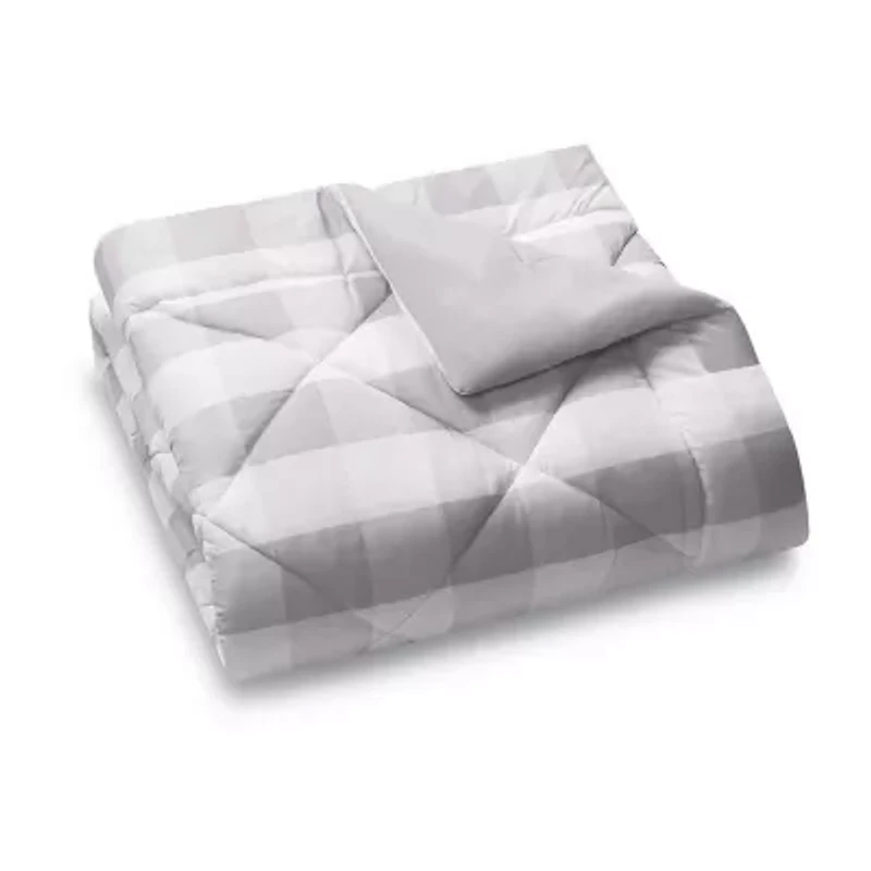 Truly Soft Everyday Buffalo Check Comforter Set Plaid Lightweight Reversible