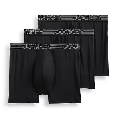Jockey Mens 3 Pack Boxer Briefs 9411