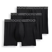 Jockey Mens 3 Pack Boxer Briefs 9411