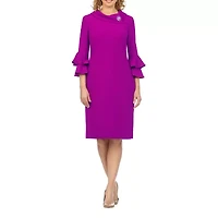 Giovanna Signature 3/4 Sleeve Shift Dress - Plus