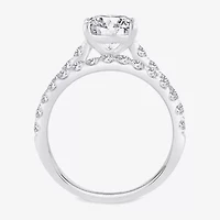 (H-I / SI1-SI2) Signature By Modern Bride Womens 3 CT. T.W. Lab Grown White Diamond 14K Gold Oval Bridal Set