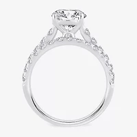 (H-I / SI1-SI2) Signature By Modern Bride Womens 3 CT. T.W. Lab Grown White Diamond 14K Gold Round Bridal Set
