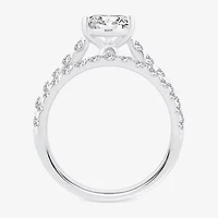 (H-I / SI1-SI2) Signature By Modern Bride Womens 3 CT. T.W. Lab Grown White DiamondIn  14K Gold Pear Bridal Set