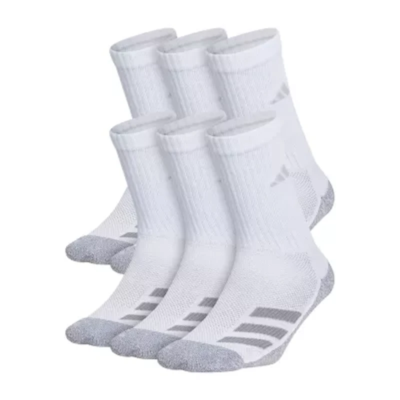 adidas Big Kid Boys 6 Pair Crew Socks