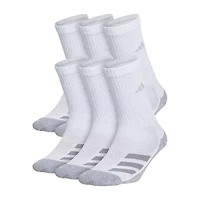 adidas Big Kid Boys 6 Pair Crew Socks