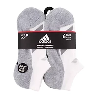 adidas Big Kid Boys 6 Pair No Show Socks