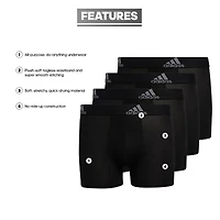 adidas Big Kid Boys 4 Pack Boxer Briefs