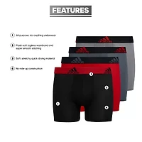 adidas Big Kid Boys 4 Pack Boxer Briefs 5153207