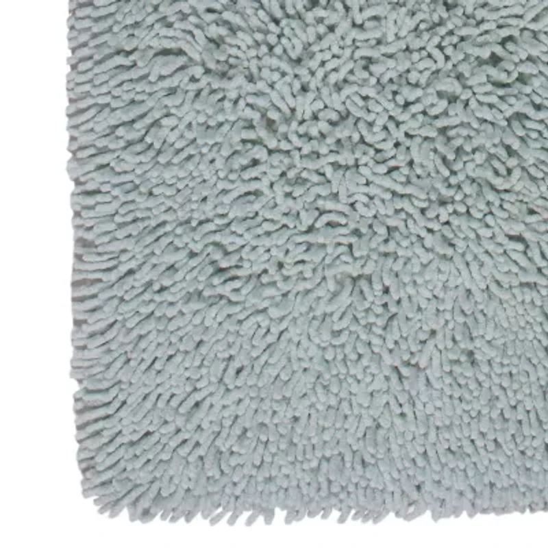 Home Weavers Inc Fantasia Shaggy Quick Dry Bath Rug