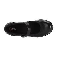 Btrue By Baretraps Cooper Womens Round Closed Toe Mary Jane Shoes Wide Width