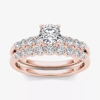 CT.T.W. Natural Diamond 14K Rose Gold Bridal Ring Set