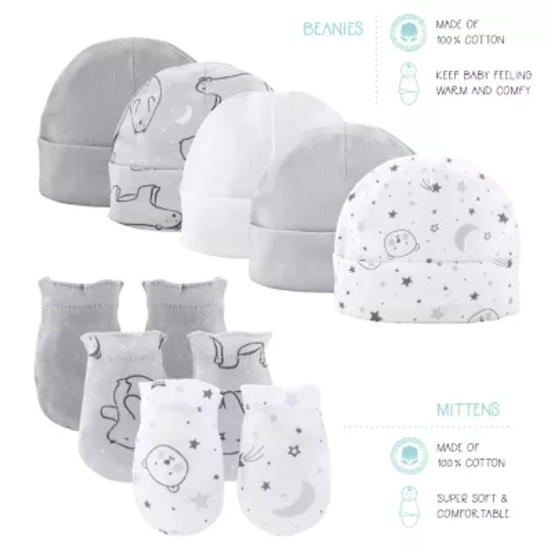 The Peanutshell 0-3m Celestial Bears Baby Unisex 23-pc. Baby Clothing Set