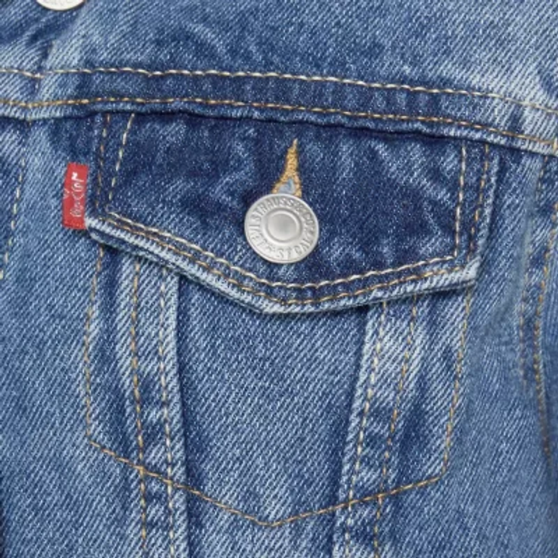 Levi's Big Kid Girls Denim Lightweight Puffer Jacket