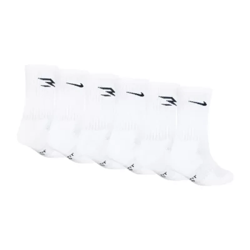 Nike 3BRAND by Russell Wilson Big Kid Boys 6 Pair Crew Socks